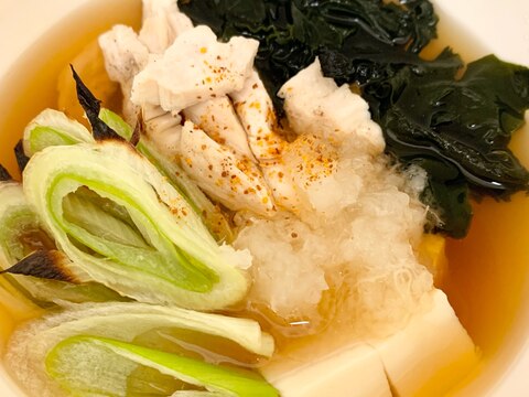 ☆温まるおろし豆腐チキンスープ☆